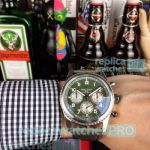 Discount Price Copy Breitling Avenger Green Dial Green Leather Strap Men's Watch